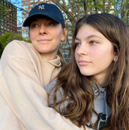 Leah McSweeney with her daughter Kier Marie.